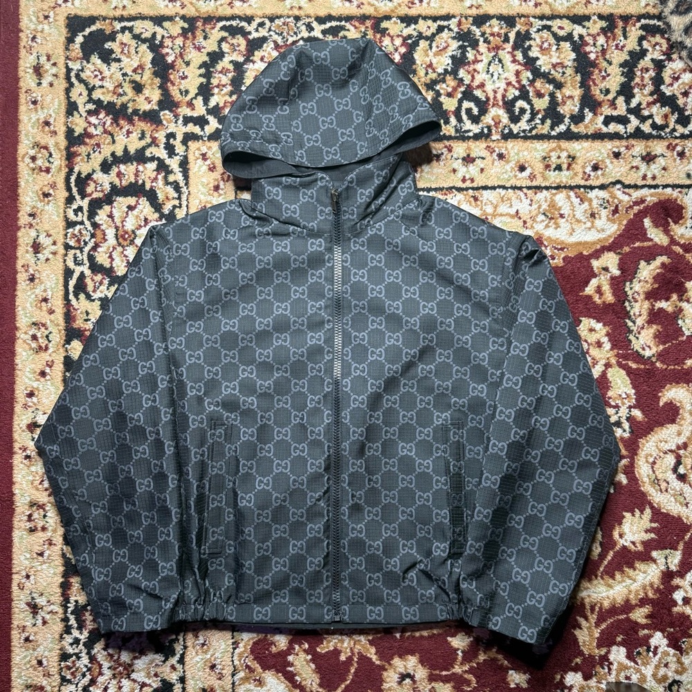 Reversible Gucci Monogram Ripstop Nylon Jacket - image 1